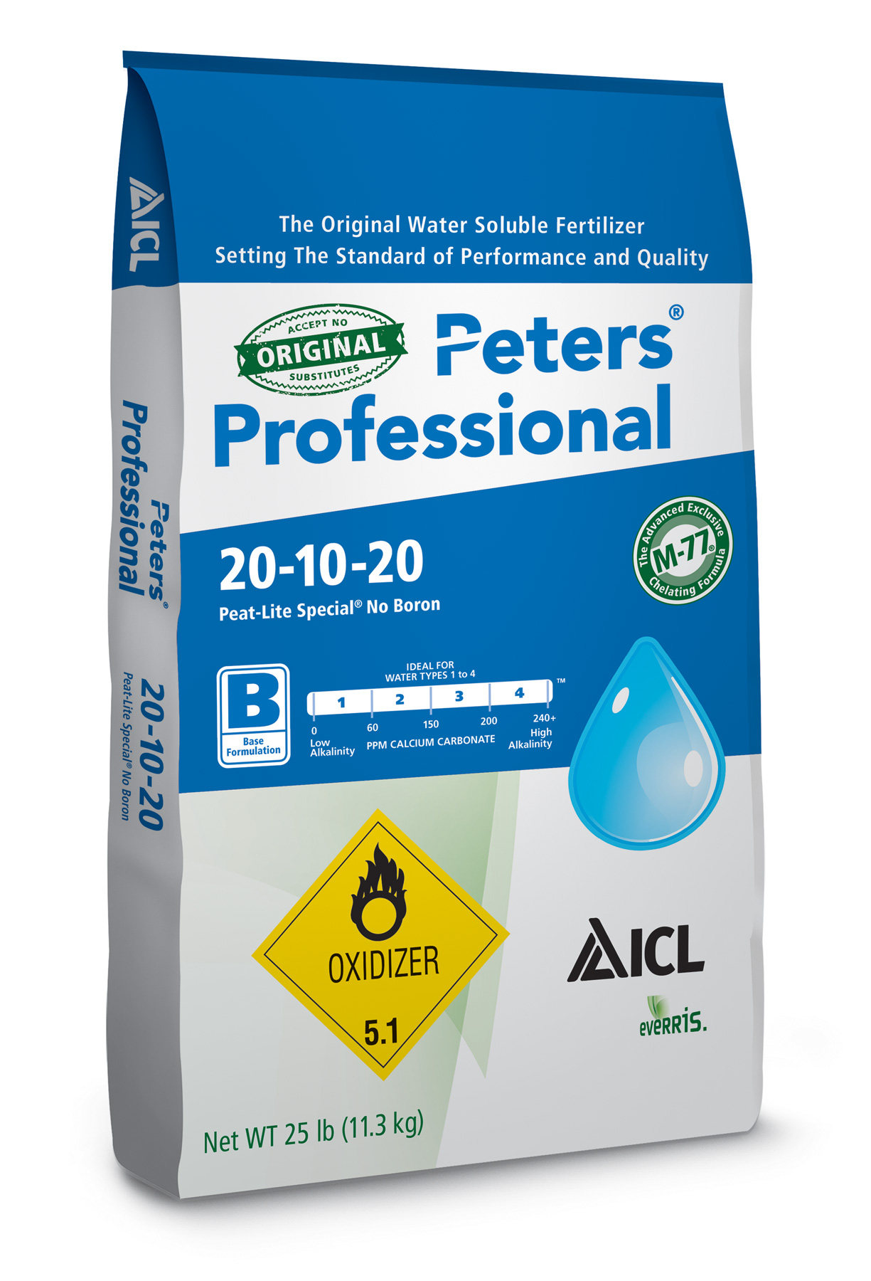 Peters Professional 20-10-20 Peat-Lite Special No Boron 25 lb Bag - Water Soluble Fertilizer
